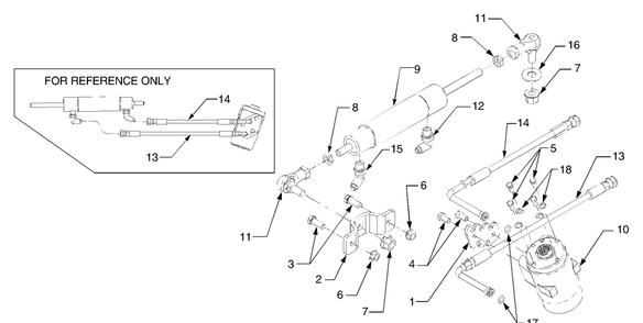 Part Location Diagram of 703-3189-0716 Cub Cadet Bracket, Cylinder Mounting